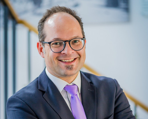 Klimaschutz in der Kommune - Bürgermeister Aßmuth Zu sehen ist Martin Aßmuth, Bürgermeister der Kommune Hofstetten (Baden).