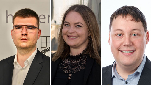 Einmal Wahlhelfer, immer Wahlhelfer - Erfahrungsberichte Foto zum Thema "einmal Wahlhelfer, immer Wahlhelfer": Zu sehen sind Matthias Berk, Susanne Aumann und Joachim Weschbach, die erzählen, was ihnen am Ehrenamt liegt.